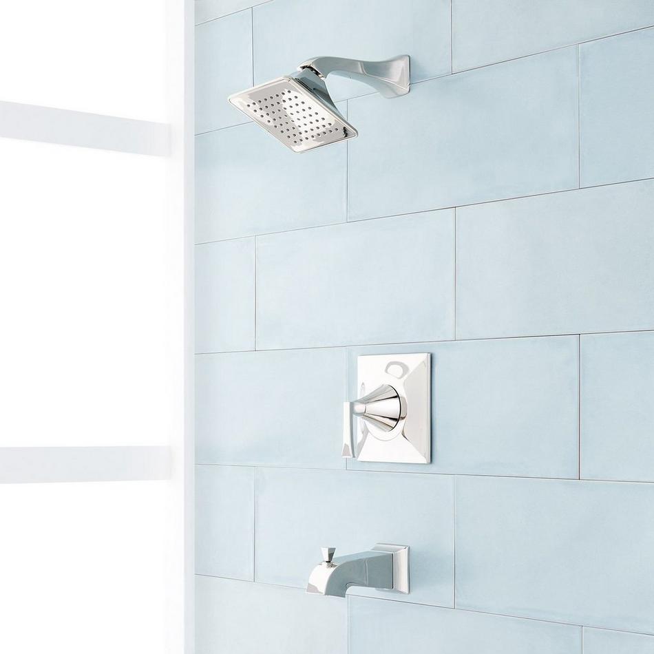 Vilamonte Pressure Balance Tub and Shower System - Polished Nickel, , large image number 0