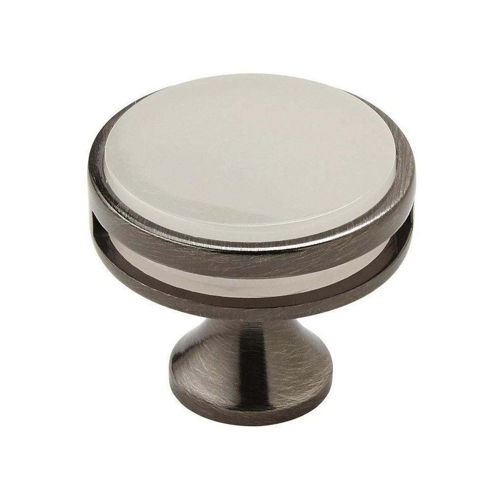 Omaria Acrylic Cabinet Knob - Gunmetal, , large image number 0