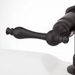 Deck-Mount Telephone Faucet - Lever Handles - 4" Deck Couplers - Matte Black, , large image number 3