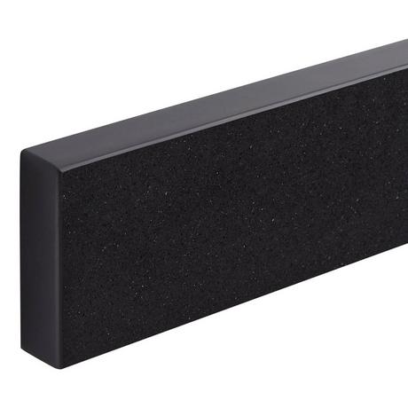 25" x 22" 3cm Quartz Vanity Top with Rectangular Undermount Sink - Carbon Black - Widespread