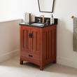 24" Maybeck Vanity With Rectangular Undermount Sink - Tinted Oak, , large image number 0