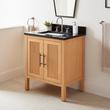 30" Ayanna Mindi Vanity with Rectangular Undermount Sink - Natural Mindi, , large image number 0