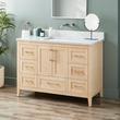 48" Arrietty Vanity with Outlet - Rect Undermount Sink - Natural Bamboo, , large image number 1