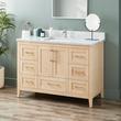 48" Arrietty Vanity with Outlet - Rect Undermount Sink - Natural Bamboo, , large image number 2