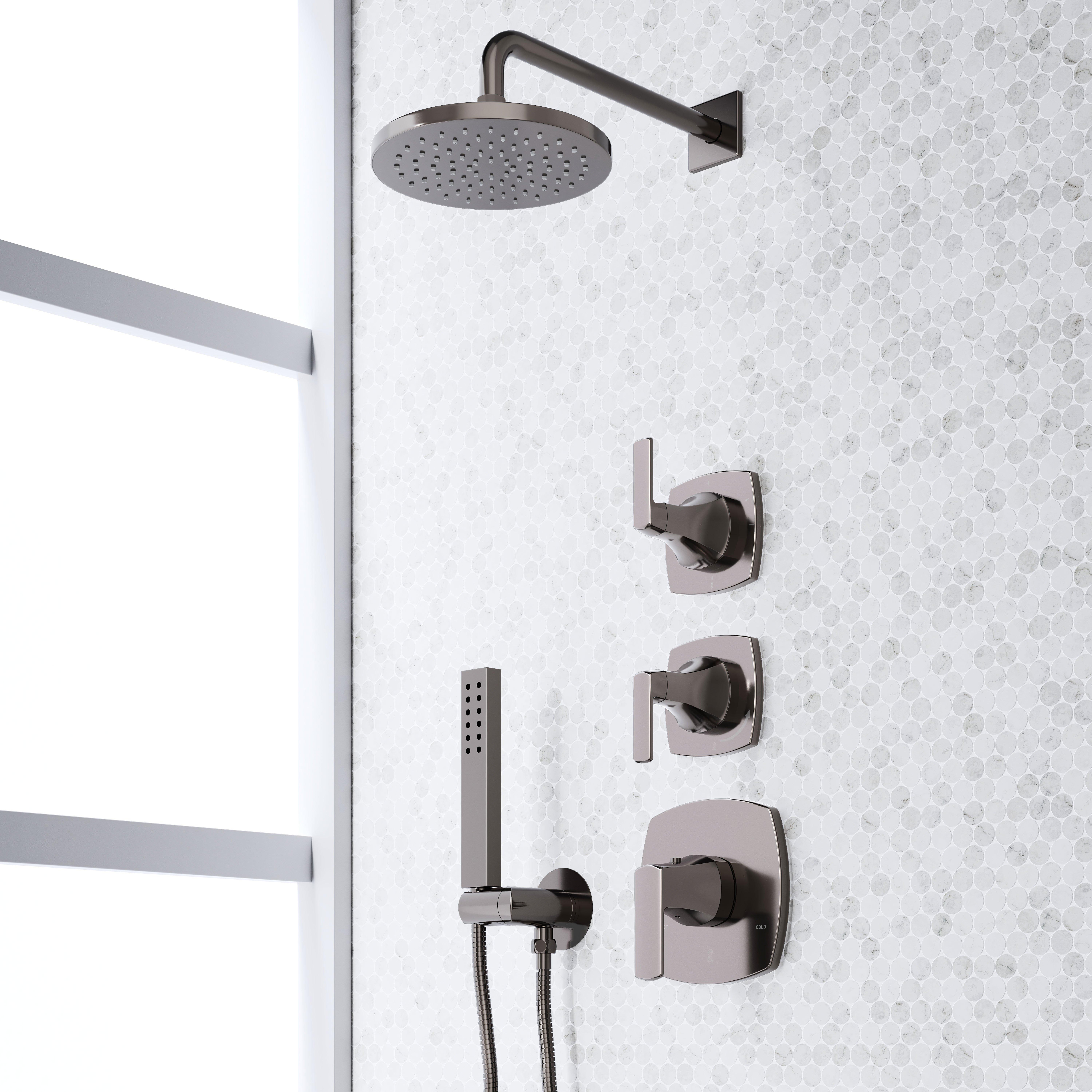 Sefina Thermostatic Shower System with Hand Shower | Signature