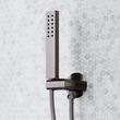 Sefina Thermostatic Shower System with Dual Showerheads and Hand Shower - Gunmetal, , large image number 5
