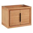 24" Aliso Narrow Wall-Mount Vanity - Outlets - Natural Teak - Cabinet Only, , large image number 0