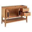 48" Aliso Console Vanity - Outlets - Natural Teak - Cabinet Only, , large image number 1