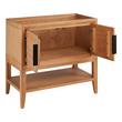 36" Aliso Console Vanity with Undermount - Outlets - Natural Teak, , large image number 2