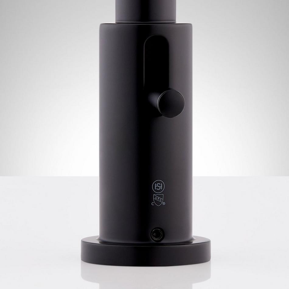 Lexia 4-Hole Roman Tub Faucet and Hand Shower - Matte Black, , large image number 3