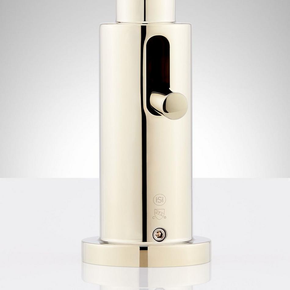 Lexia 4-Hole Roman Tub Faucet and Hand Shower - Polished Brass, , large image number 3