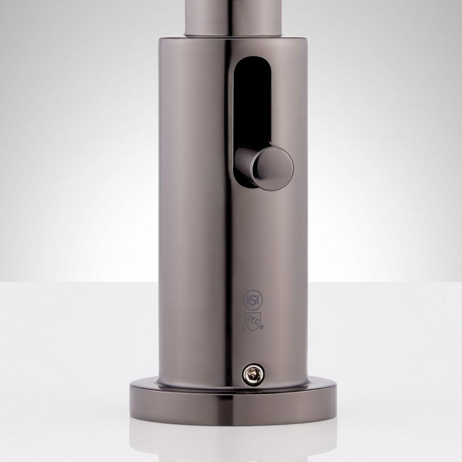 Lexia 4-Hole Roman Tub Faucet and Hand Shower with Rough-In Valve - Gunmetal, , large image number 3
