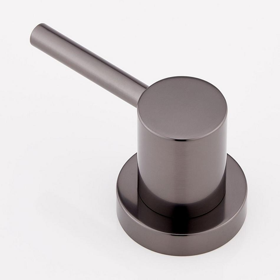 Lexia 4-Hole Roman Tub Faucet and Hand Shower with Rough-In Valve - Gunmetal, , large image number 2