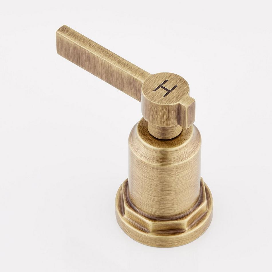 Greyfield 4-Hole Roman Tub Faucet and Hand Shower - Aged Brass, , large image number 2