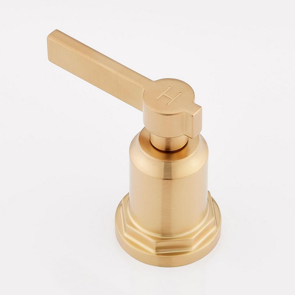 Greyfield 4-Hole Roman Tub Faucet and Hand Shower - Brushed Gold, , large image number 2