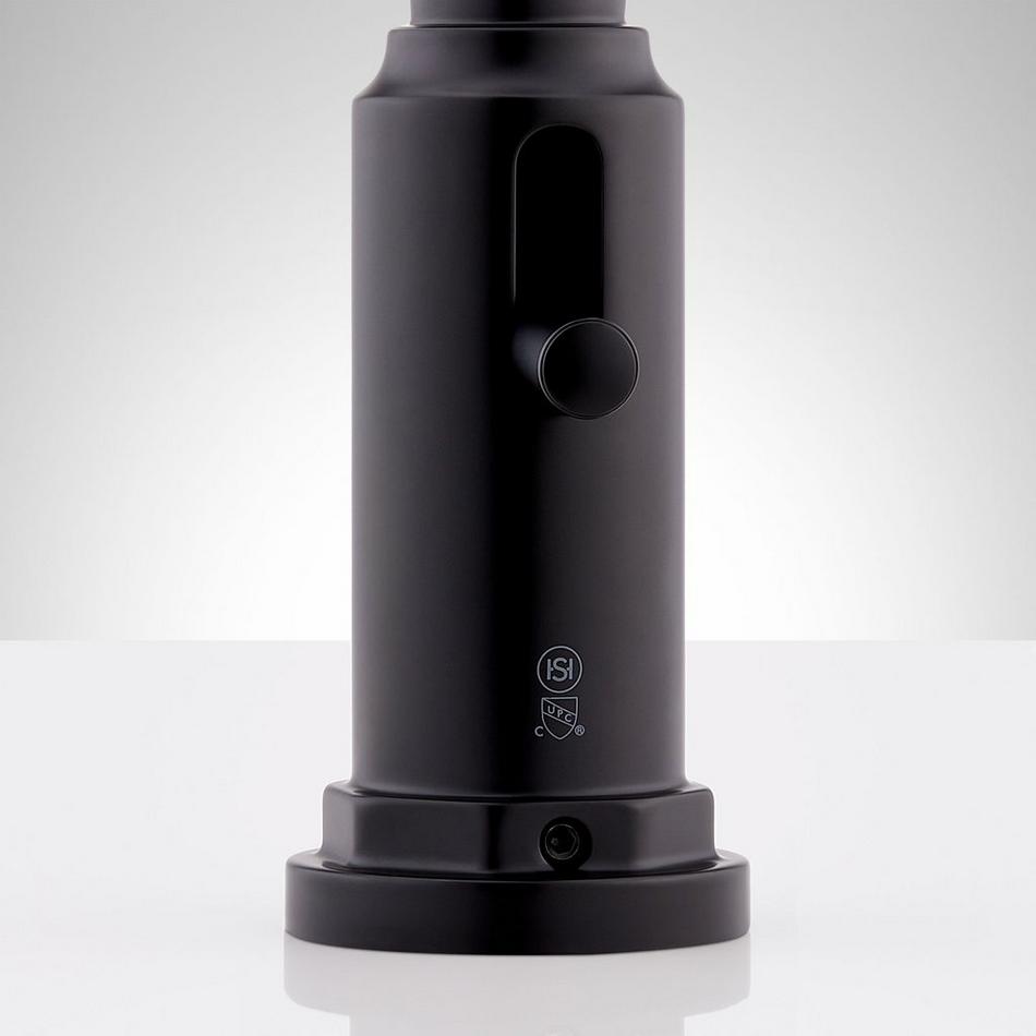 Greyfield 4-Hole Roman Tub Faucet and Hand Shower - Matte Black, , large image number 3