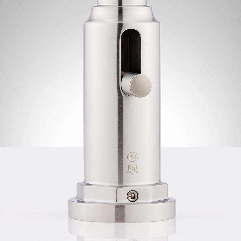 Greyfield 4-Hole Roman Tub Faucet and Hand Shower - Brushed Nickel, , large image number 3