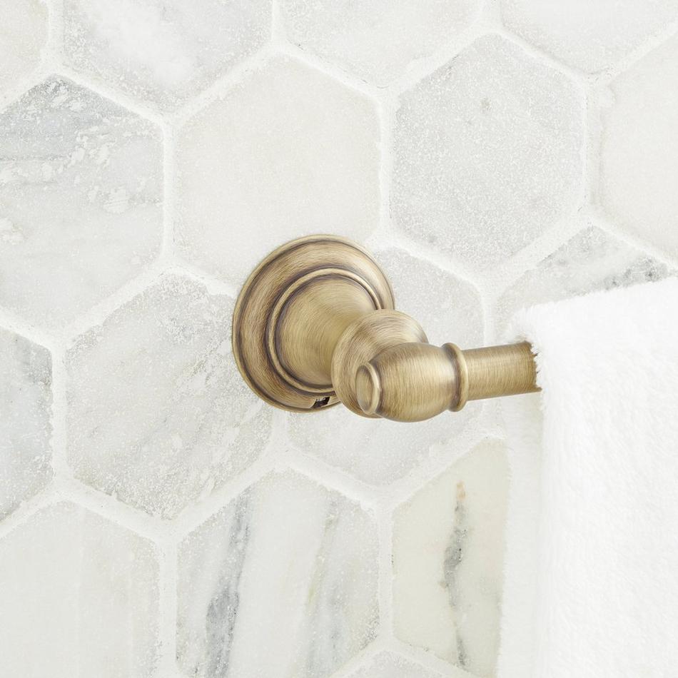 24" Beasley Towel Bar - Aged Brass, , large image number 0