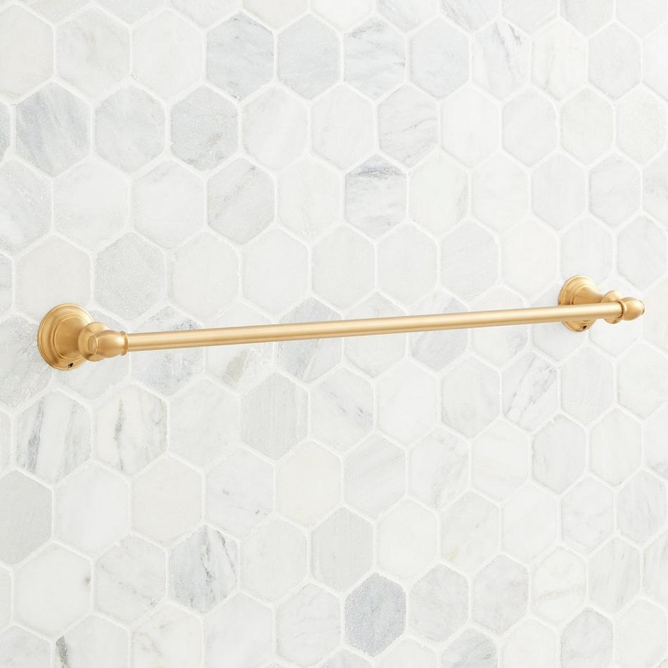 18" Beasley Towel Bar - Brushed Gold, , large image number 1