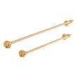 18" Beasley Towel Bar - Brushed Gold, , large image number 2