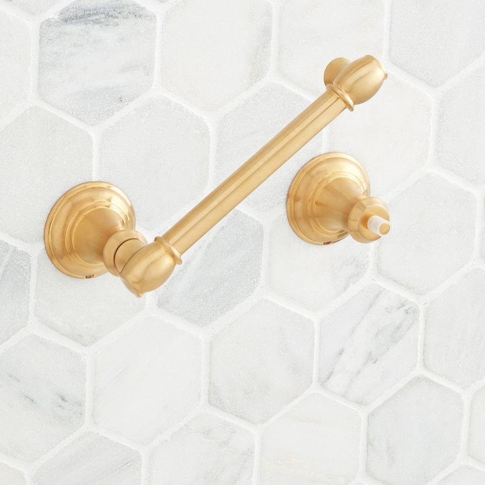 Beasley Toilet Paper Holder - Brushed Gold, , large image number 2