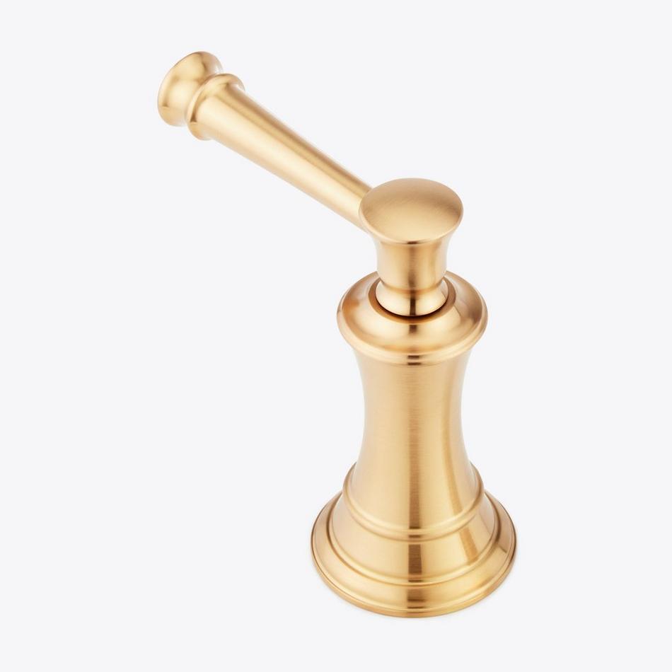 Beasley 4-Hole Roman Tub Faucet and Hand Shower - Brushed Gold, , large image number 2