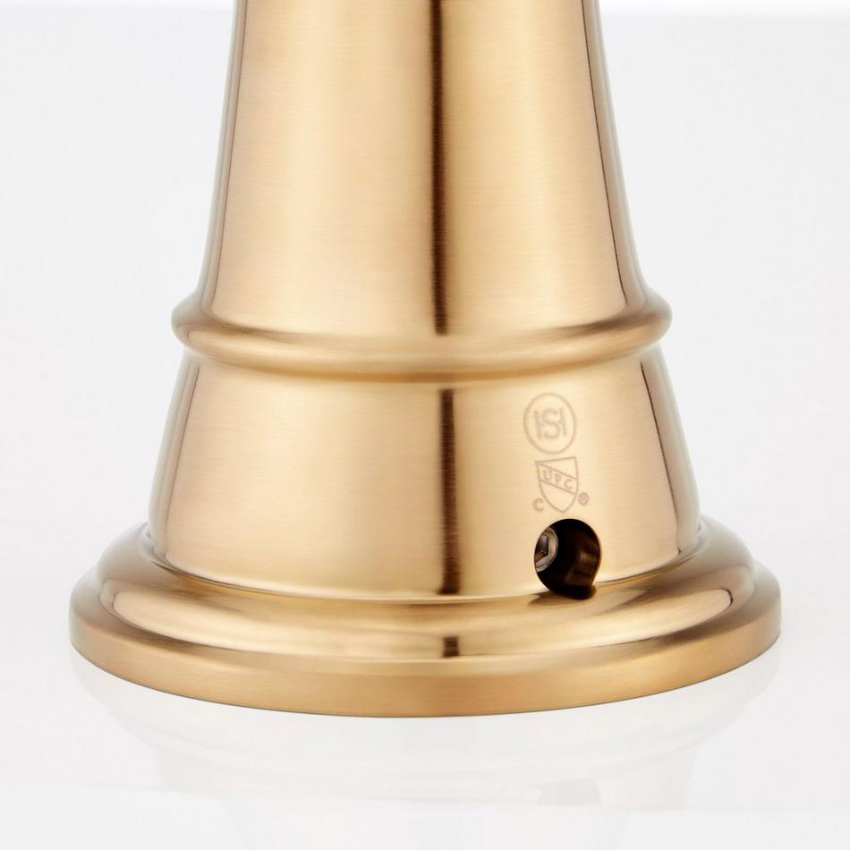 Beasley 4-Hole Roman Tub Faucet and Hand Shower - With Rough-In Valve - Brushed Gold, , large image number 3