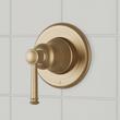 Beasley In-Wall Shower Volume Control Trim and 1/2" Valve - Aged Brass, , large image number 0