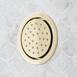 Lexia Thermostatic Shower System with 3 Body Sprays, Slide Bar and Hand Shower - Polished Brass, , large image number 6