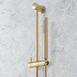 Lexia Thermostatic Shower System with 3 Body Sprays, Slide Bar and Hand Shower - Polished Brass, , large image number 5