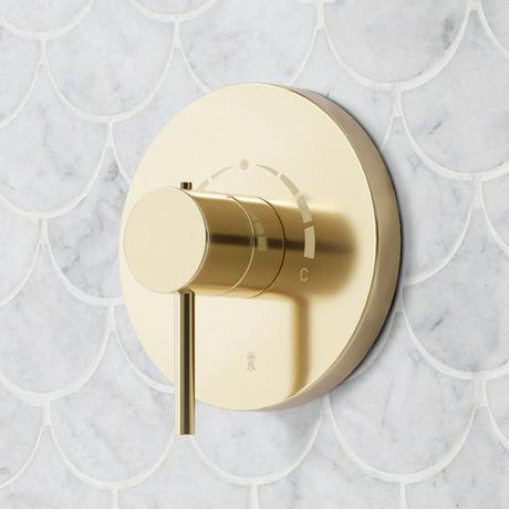 Lexia Thermostatic Shower System with 3 Body Sprays, Slide Bar and Hand Shower