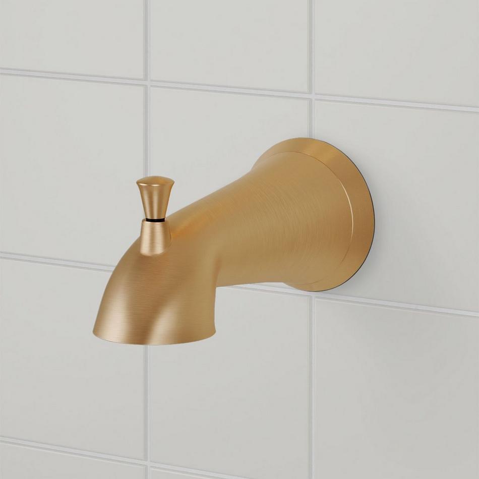 Beasley Pressure Balance Tub and Shower System - Brushed Gold, , large image number 3