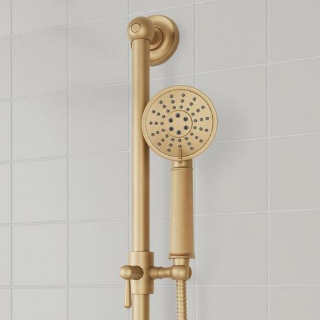 Beasley Pressure Balance Shower System with Slide Bar and Hand Shower