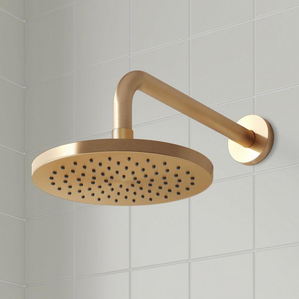 Beasley Pressure Balance Shower System with Slide Bar and Hand Shower - Brushed Gold, , large image number 1