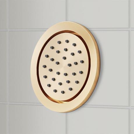 Beasley Thermostatic Shower System with 3 Body Sprays, Slide Bar and Hand Shower