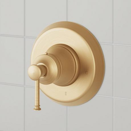 Beasley Thermostatic Shower System with 3 Body Sprays, Slide Bar and Hand Shower