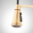 Beasley Bridge Kitchen Faucet with Pull-Down Spring Spout - Brushed Gold, , large image number 2