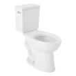 Lavrik Two-Piece Elongated Toilet with Reversible Tank - No Seat  - Chrome Handle, , large image number 0