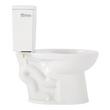 Lavrik Two-Piece Elongated Toilet with Reversible Tank - No Seat  - Chrome Handle, , large image number 2