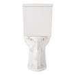 Lavrik Two-Piece Elongated Toilet with Reversible Tank - No Seat  - White Handle, , large image number 3