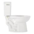 Lavrik Two-Piece Elongated Toilet with Reversible Tank - No Seat  - Brushed Nickel Handle, , large image number 2