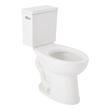 Lavrik Two-Piece Elongated Toilet with Reversible Tank - No Seat  - Polished Nickel Handle, , large image number 0