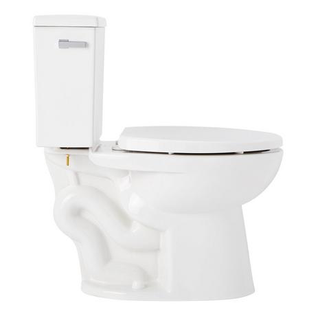 Lavrik Two-Piece Elongated Toilet with Reversible Tank