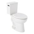 Lavrik Two-Piece Elongated Toilet with Reversible Tank - Standard Seat  - Matte Black Handle, , large image number 0
