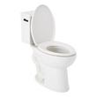 Lavrik Two-Piece Elongated Toilet with Reversible Tank - Standard Seat  - Matte Black Handle, , large image number 2