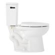 Lavrik Two-Piece Elongated Toilet with Reversible Tank - Standard Seat  - Matte Black Handle, , large image number 3