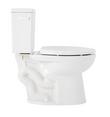 Lavrik Two-Piece Elongated Toilet with Reversible Tank - Standard Seat  - White Handle, , large image number 3