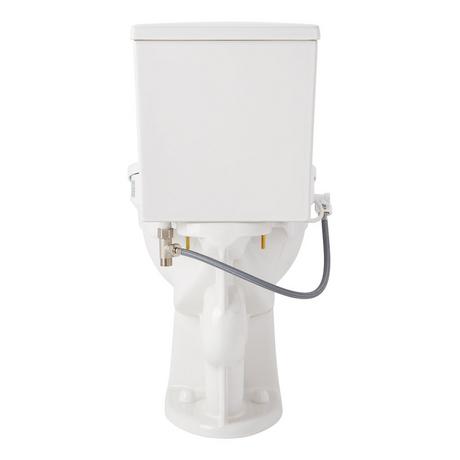 Lavrik Two-Piece Elongated Toilet with Reversible Tank