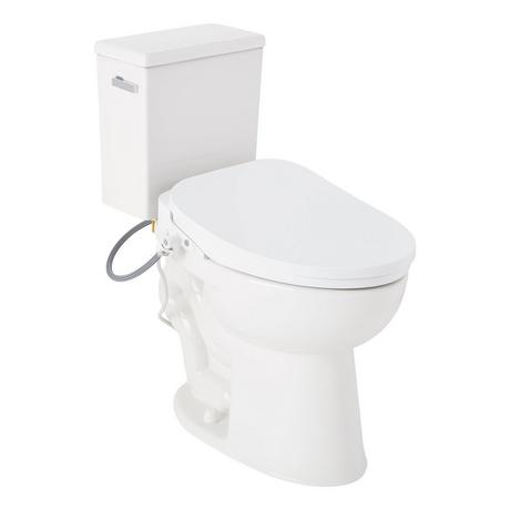Lavrik Two-Piece Elongated Toilet with Reversible Tank