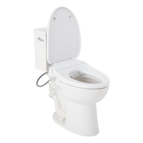 Lavrik Two-Piece Elongated Toilet with Reversible Tank